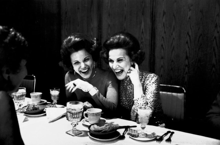 Twin sisters and advice columnists Ann Landers (Esther