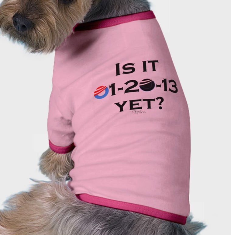 There's even something for your pup, like this Inauguration 2013 dog t-shirt.