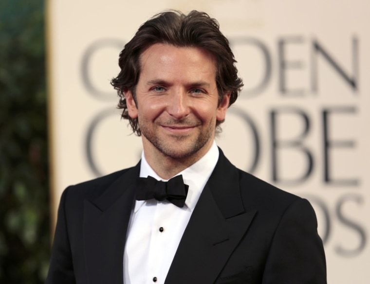 Bradley Cooper at the Golden Globe Awards on Jan. 13.