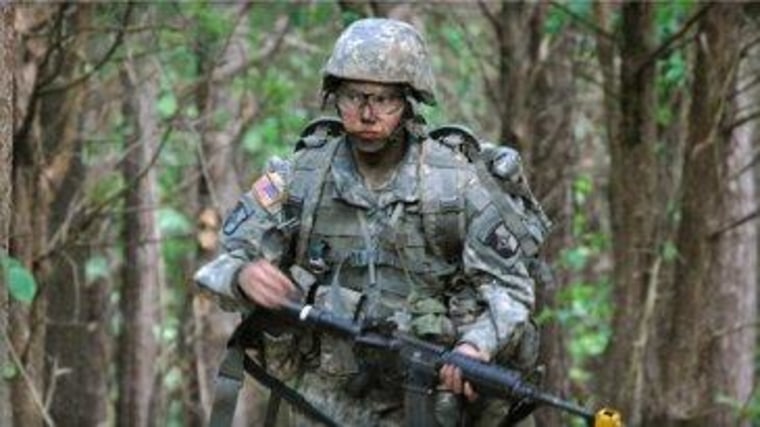 Capt. Sara Rodriguez of the 101st Airborne Division at Fort Campbell, Ky., in May 2012.