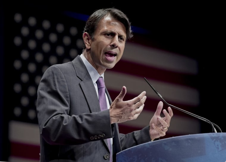 Gov. Bobby Jindal of Louisiana addresses activists from America's political right at the Conservative Political Action Conference (CPAC) in this file photo.