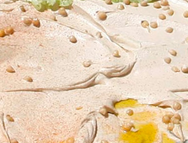 Hummus is popular in the Mediterranean diet.