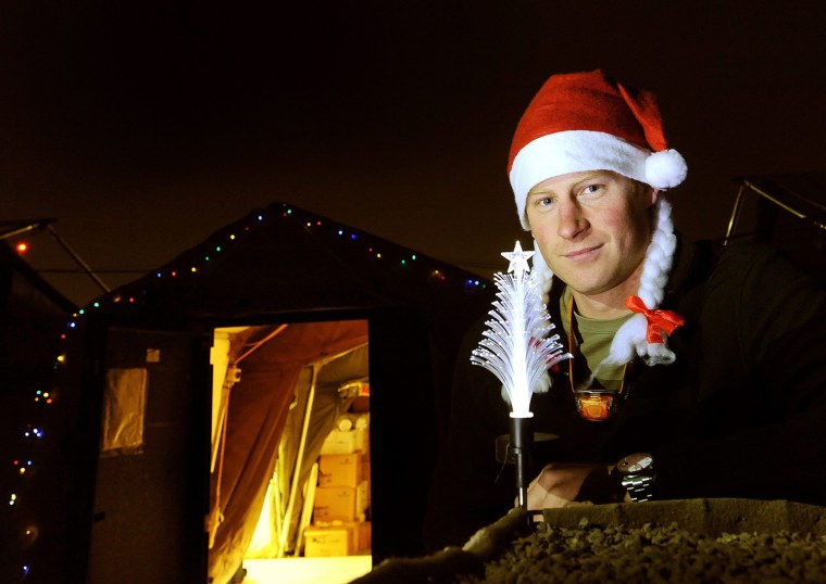 Prince Harry didn't get to go home for Christmas but that didn't stop him from getting into the spirit. According to the Telegraph, the Christmas feast at Camp Bastion included 200 turkeys, 140 joints of beef, 40 boxes of sprouts and 120 bags of potatoes.
