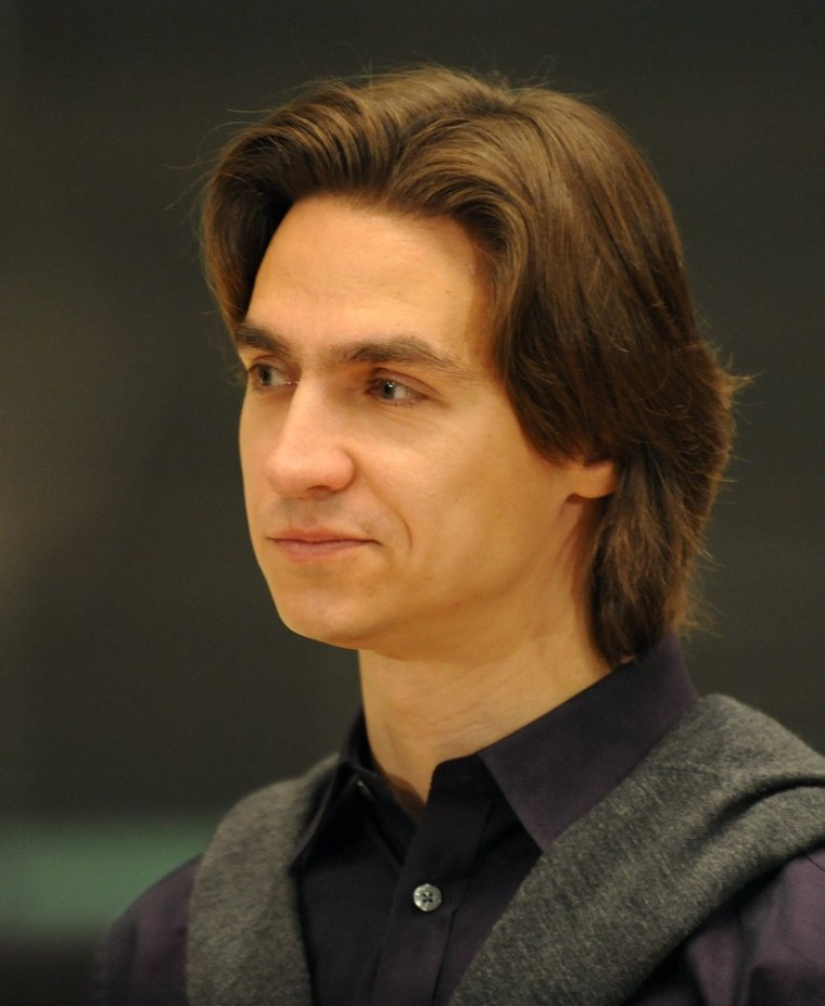 An April 2011 photo shows Sergei Filin, artistic director of the Bolshoi Ballet, as he looked before an attacker threw acid in his face in Moscow on Friday.