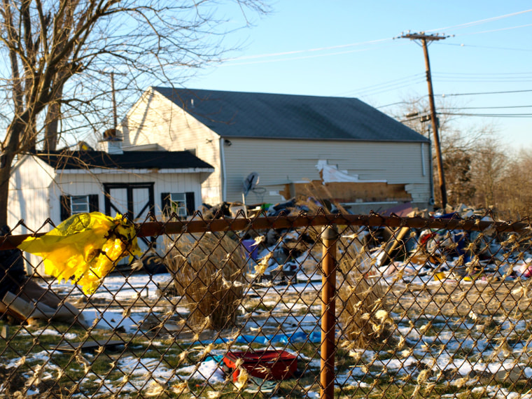 Hurricane Sandy's effects are still clear throughout Union Beach, N.J.. Most residents are still waiting on insurance money to be released.