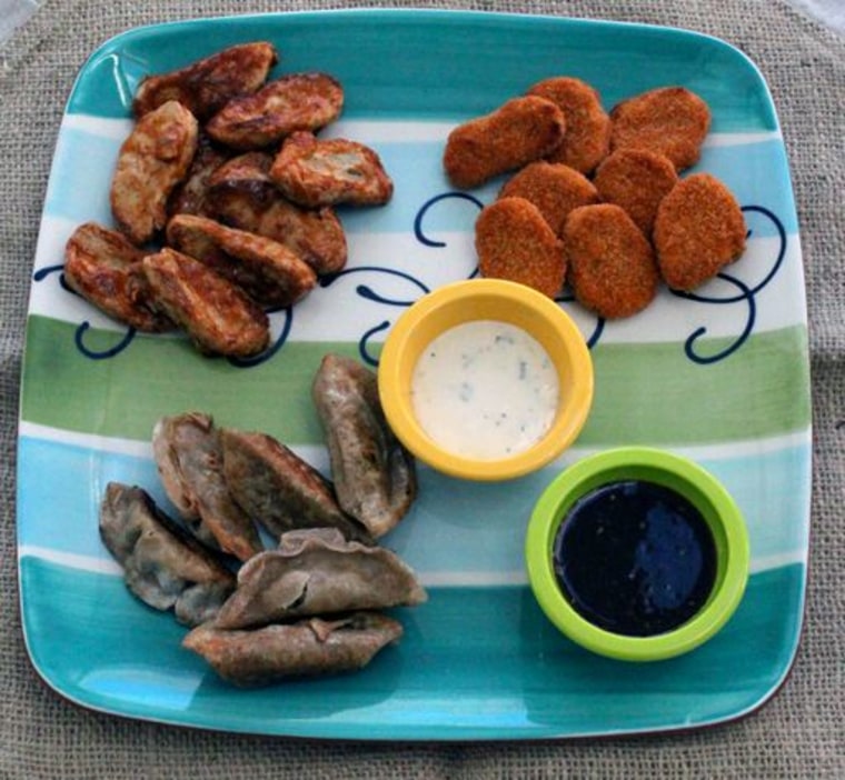 Try healthier alternatives to traditional wings, nuggets and potstickers.