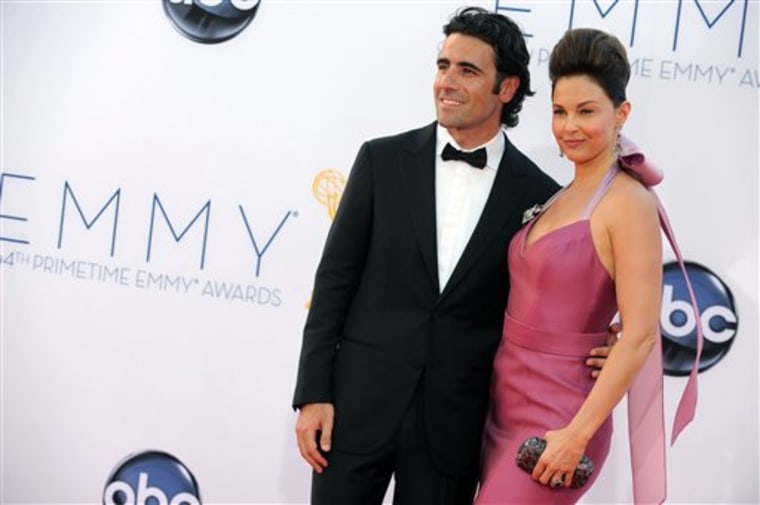 Ashley Judd and husband, Dario Franchitti in 2012.