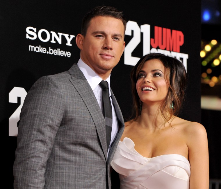 Channing Tatum and Jenna Dewan Tatum in 2012.