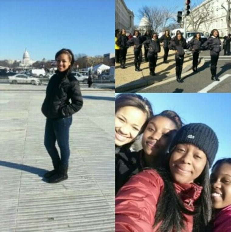 Photos of Hadiya Pendleton from her trip to Washington.