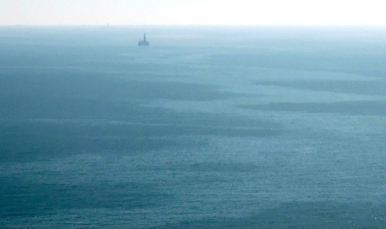 A surface slick seen in aerial photos taken on Jan. 27 near the site of the 2010 BP disaster in the Gulf of Mexico is more than seven miles long.