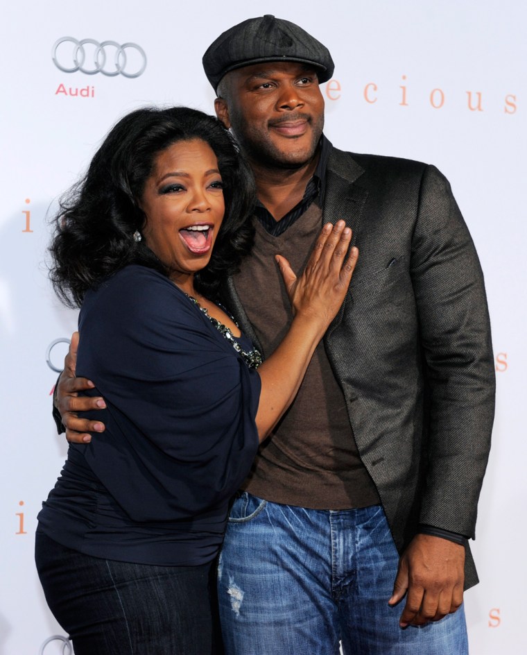 Oprah Winfrey and Tyler Perry in 2009.