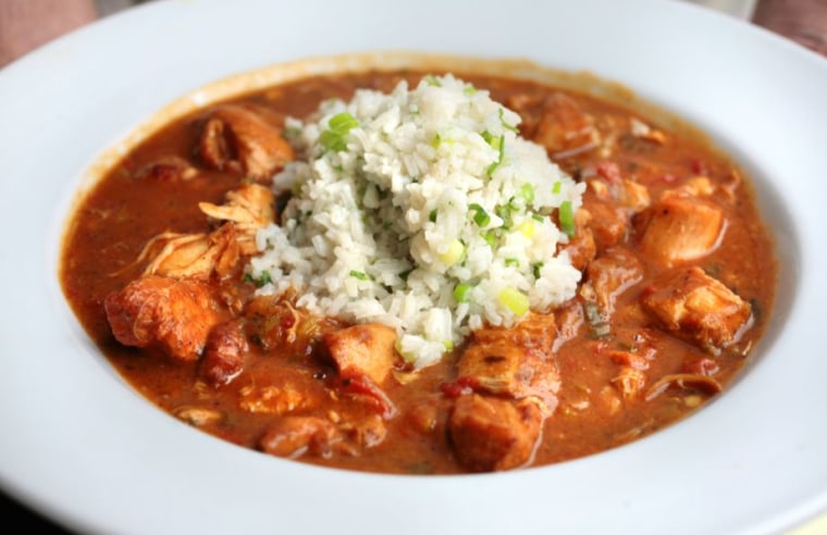 Make chicken piquant to bring the flavors served up in the Superdome home on game day.