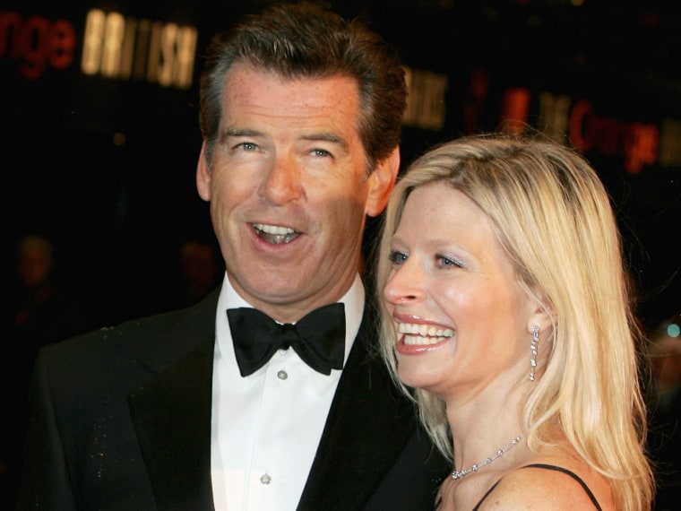 Image: Actor Pierce Brosnan and daughter Charlotte, pictured here at the 2006 BAFTAs.