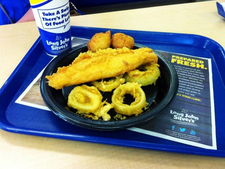 Big Catch meal from Long John Silver's