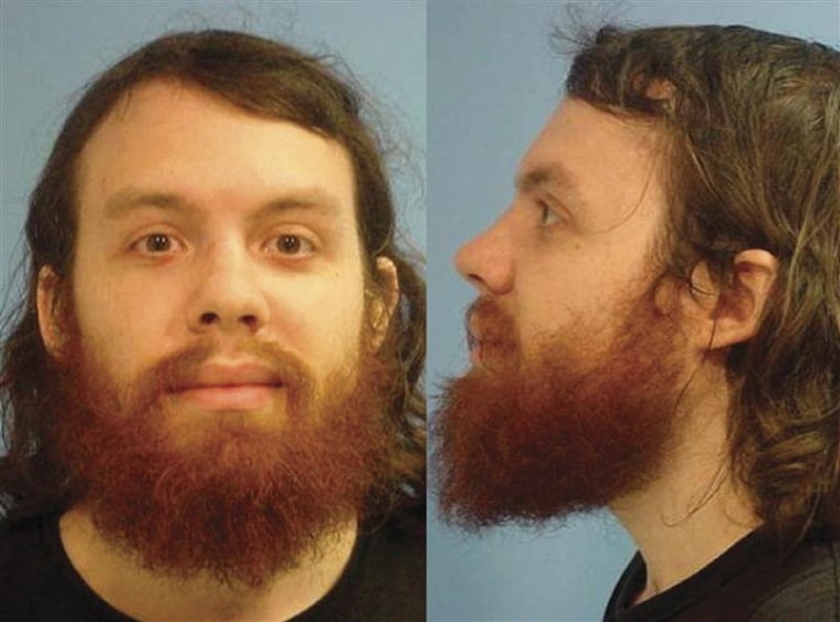 Andrew Auernheimer is seen in this police booking photograph taken by the Fayetteville, Arkansas Police Department June 15, 2010 and released To Reute...