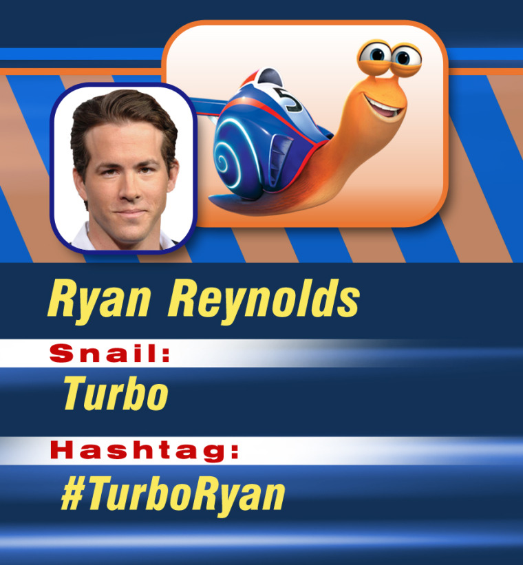 Ryan Reynolds is Turbo.