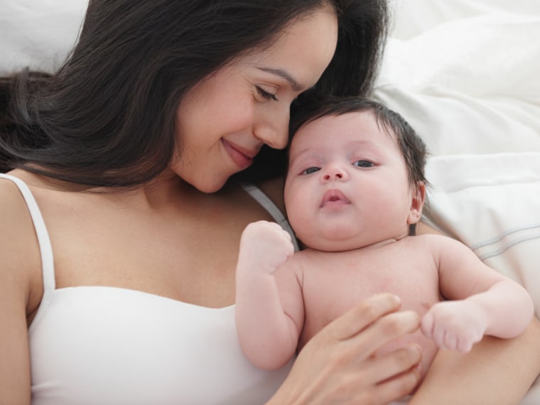 mom, mother, son, baby, happy, smiling, hold