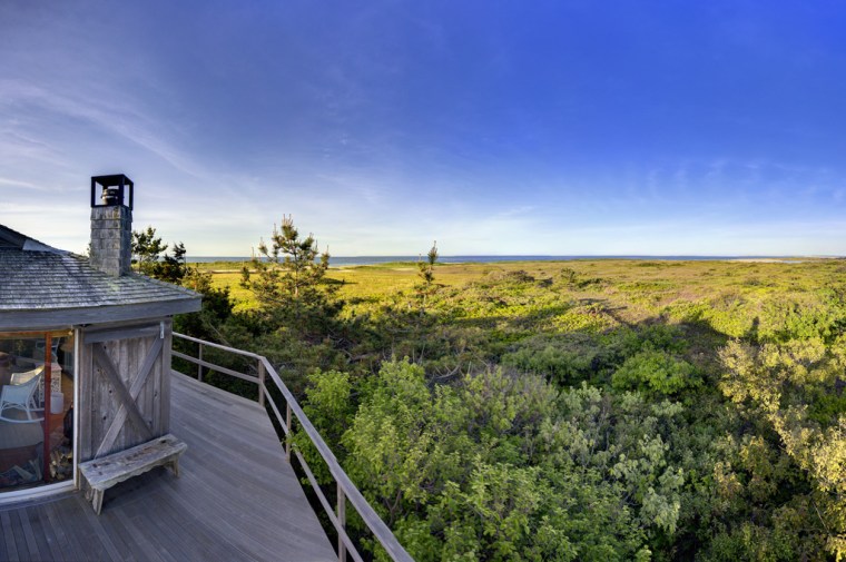 Image: View from the one-bedroom beach house at Homer's Pond, a property on Martha's Vineyard listed for $119 million.