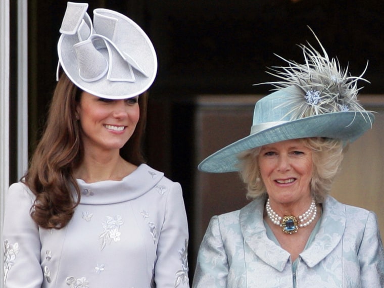 Camilla, Duchess of Cornwall, said she hopes Duchess Kate will deliver her baby \"by the end of the week.\"