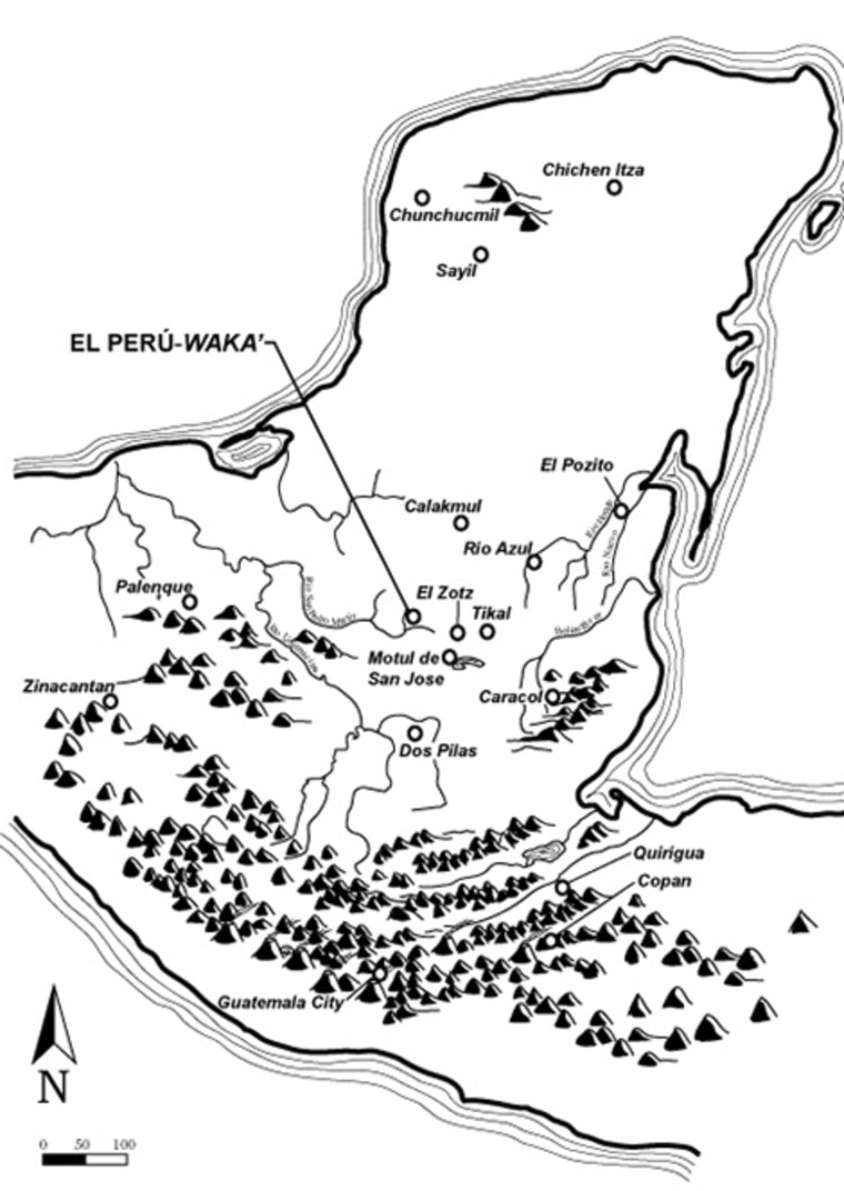 Image: Map of the Maya world