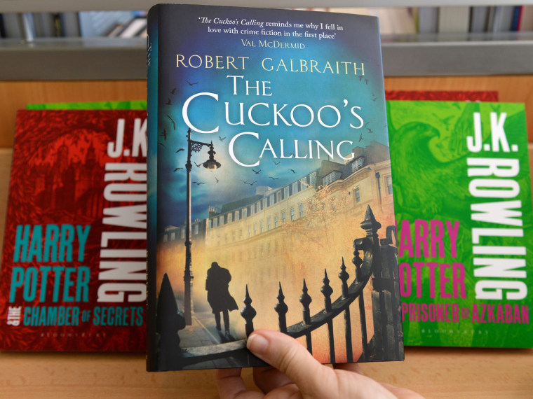J.K. Rowling's new book, \"The Cuckoo's Calling,\" was written under the pseudonym Robert Galbraith and has shot to No. 1 on the Amazon and Barnes & Noble best-seller lists since it was revealed Rowling is the real author.