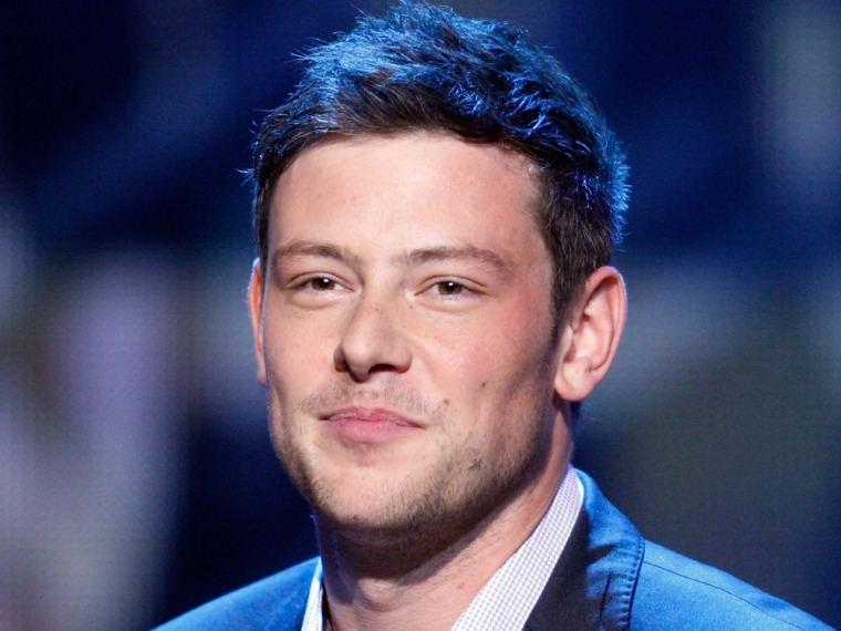 \"Glee\" star Cory Monteith attends the 2012 NHL Awards in Las Vegas.