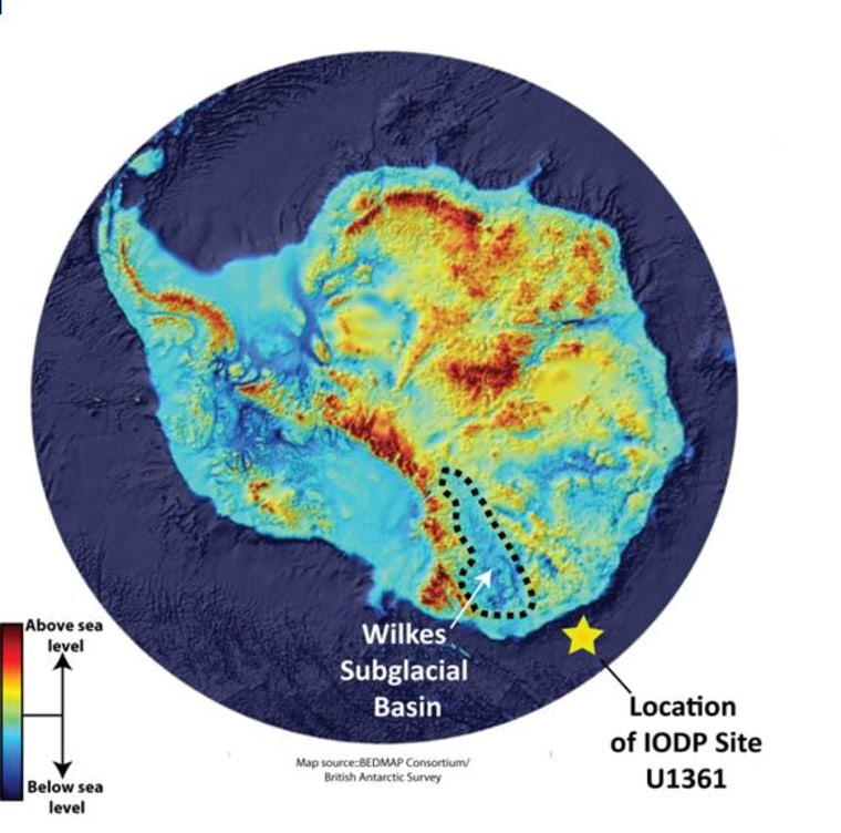 Map of Antarctica