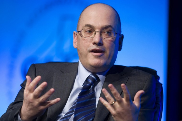 Hedge fund manager Steven A. Cohen, founder and chairman of SAC Capital Advisors, responds to a question during a conference in Las Vegas, Nevada in t...