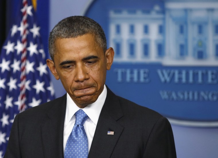 President Barack Obama speaks about the Trayvon Martin case in the press briefing room at the White House in Washington, July 19, 2013.