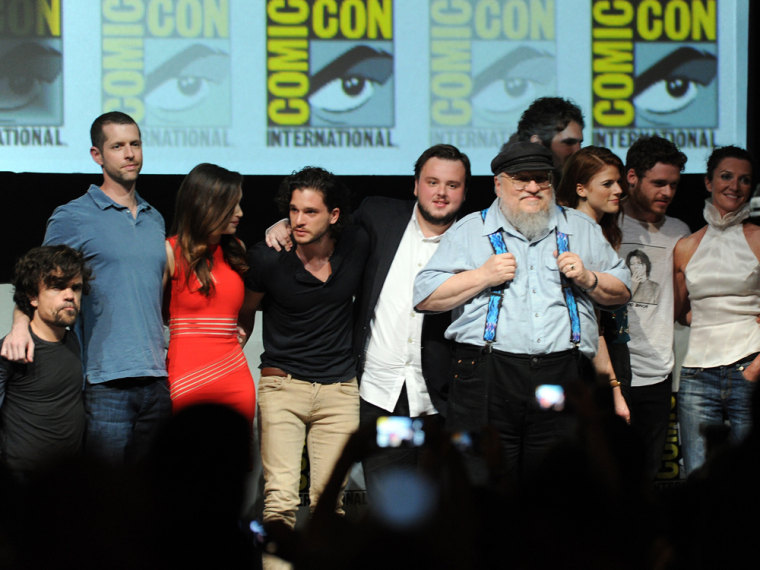 Image: "Game of Thrones" cast at Comic-Con