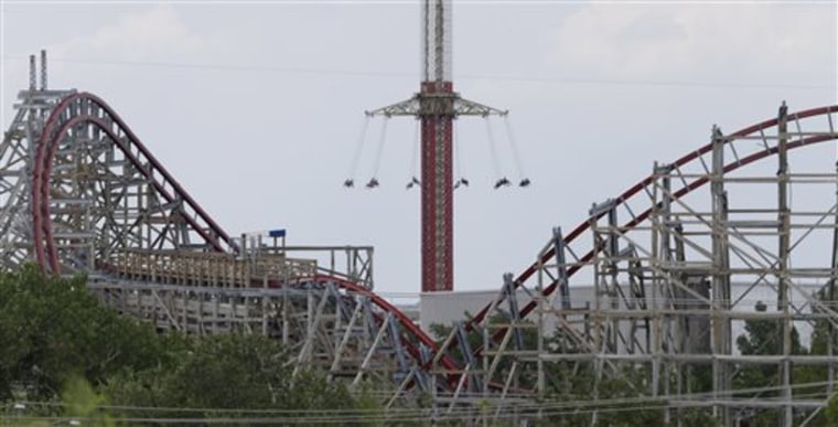 Image: Texas Giant roller coaster ride