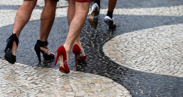 What do you think about men who wear high heels? - Quora