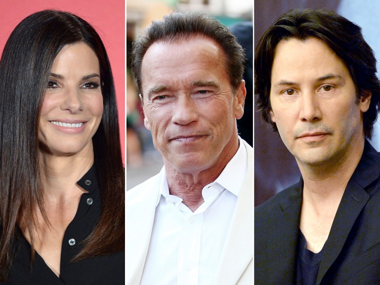 IMAGE: Bullock, Schwarzenegger, Reeves