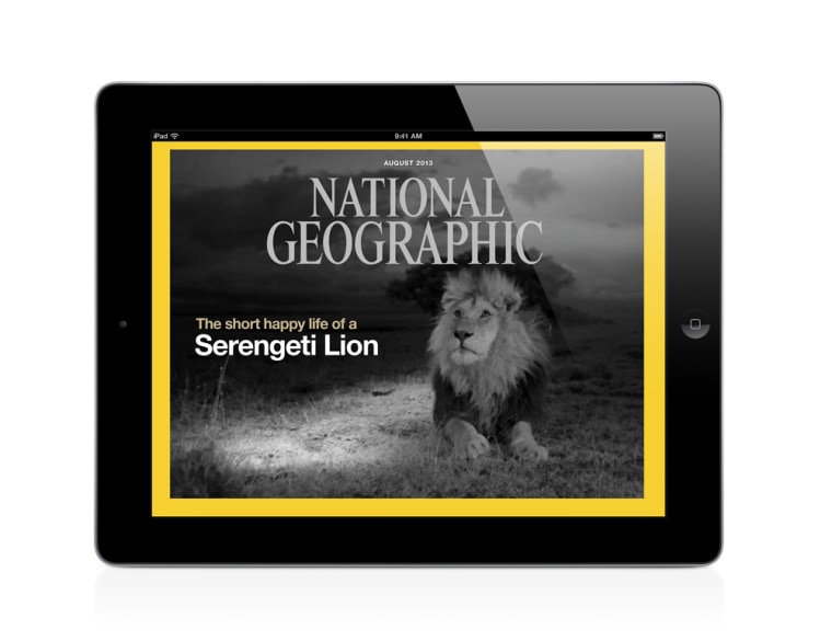 Image of National Geographic web application