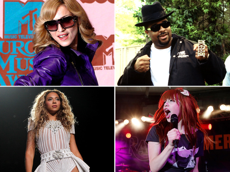 IMAGE:Madonna, Sir Mix-A-Lot, Carly Rae Jepsen and Beyonce