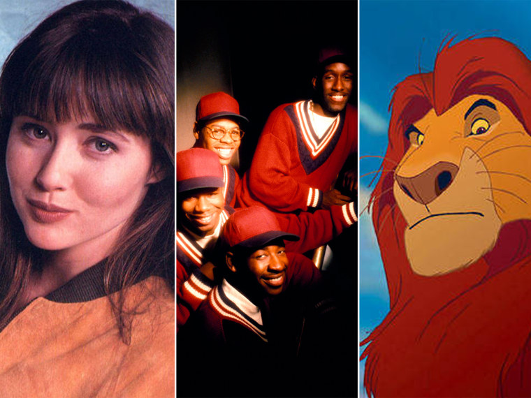 Image: \"Beverly Hills, 90210,\" Boyz II Men, \"Lion King\"