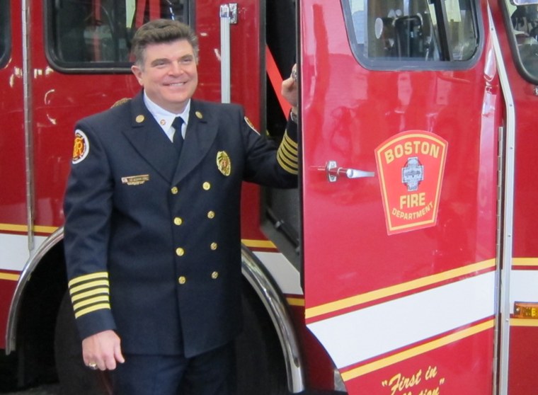 Steve Abraira, the Boston Fire Department's first Latino chief, was also the first to be appointed from outside the department's ranks.