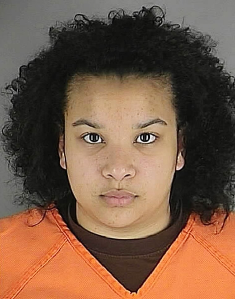 This undated photo provided by the Hennepin County Jail shows Montia Marie Parker. Parker, 18, a suburban Minneapolis high school cheerleader who is accused of prostituting a younger student by creating an online ad and taking her to see potential customers