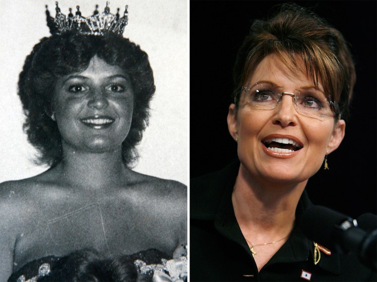 Sarah Palin in her beauty queen days.