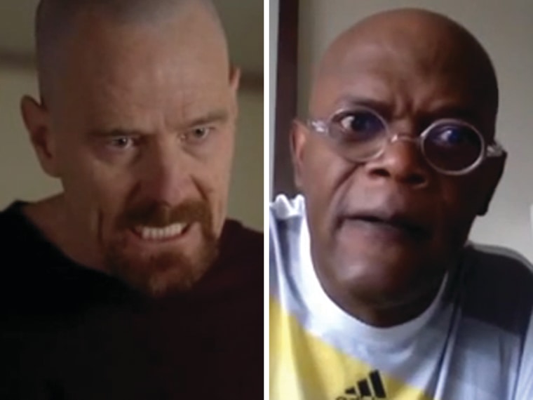 Bryan Cranston originated the character of Walter White but Samuel L. Jackson gives it a go.