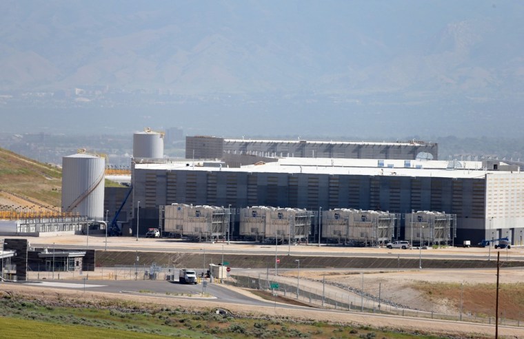 A new National Security Agency data center is seen in Utah. The secretly obtained information processed at such