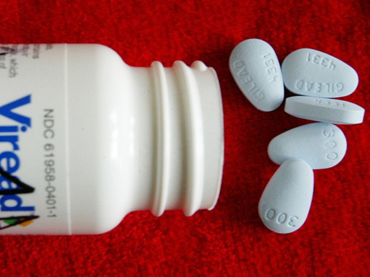 Here's what the AIDS medication Viread, the brand name tenofovir is sold under, looks like.