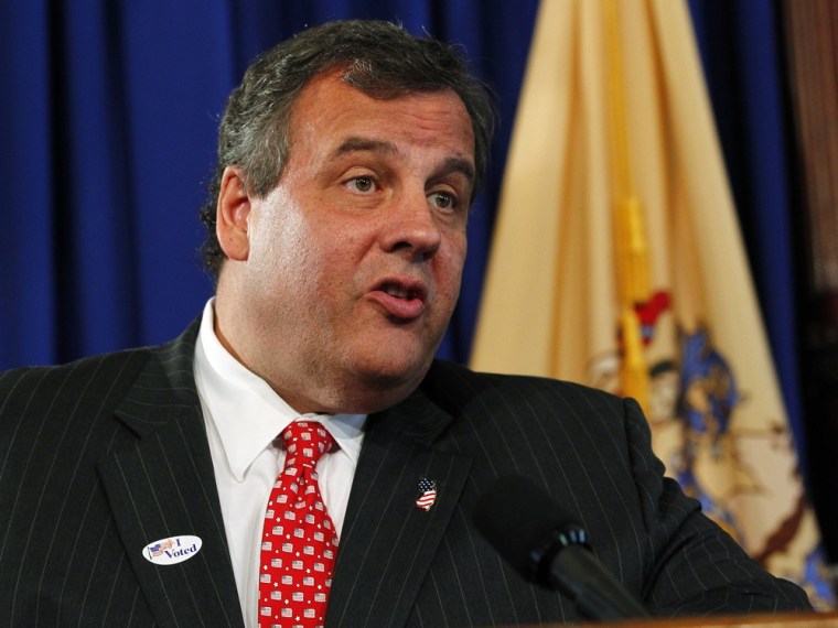 N.J. Gov. Chris Christie outlines plans for a special election to be held to fill the vacant Senate seat of the late Democratic Sen. Frank R. Lautenberg, at the Statehouse in Trenton, N.J.