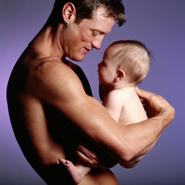 Breastfed baby best sale cries with dad