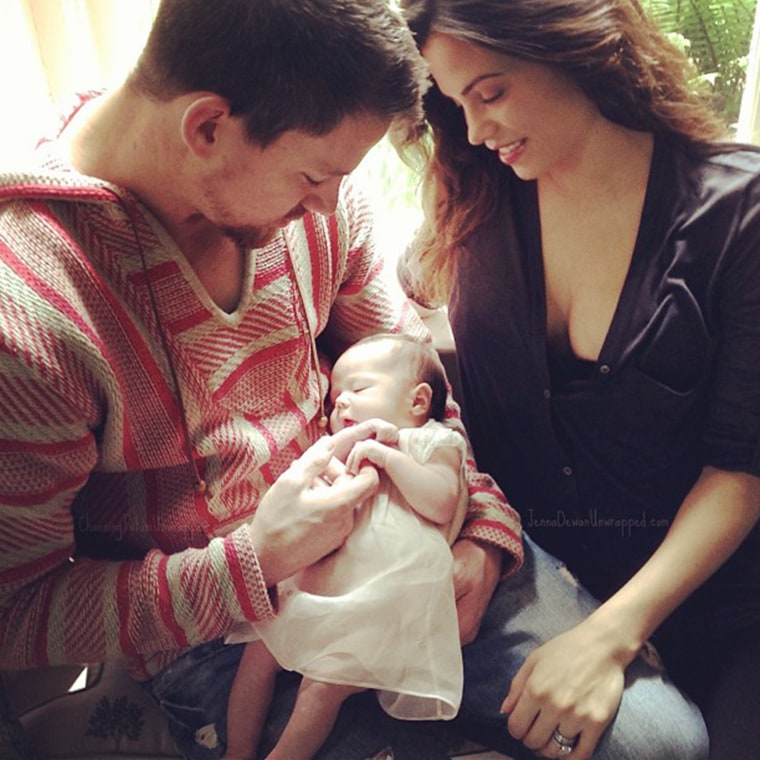 Image: Channing Tatum, Jenna Dewan-Tatum, Everly Tatum