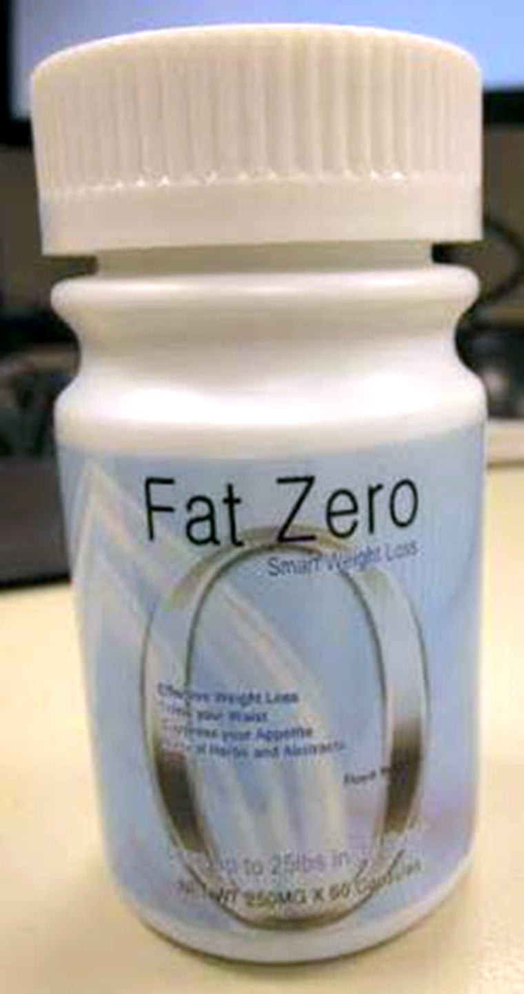 Diet products contain dangerous drugs FDA warns