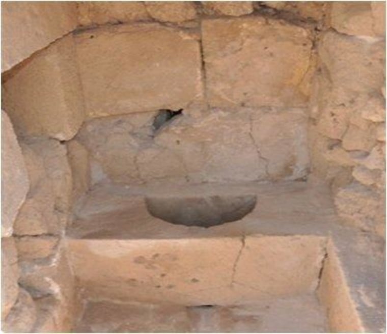 Waste from this ancient toilet in Paphos contains traces of common parasites.