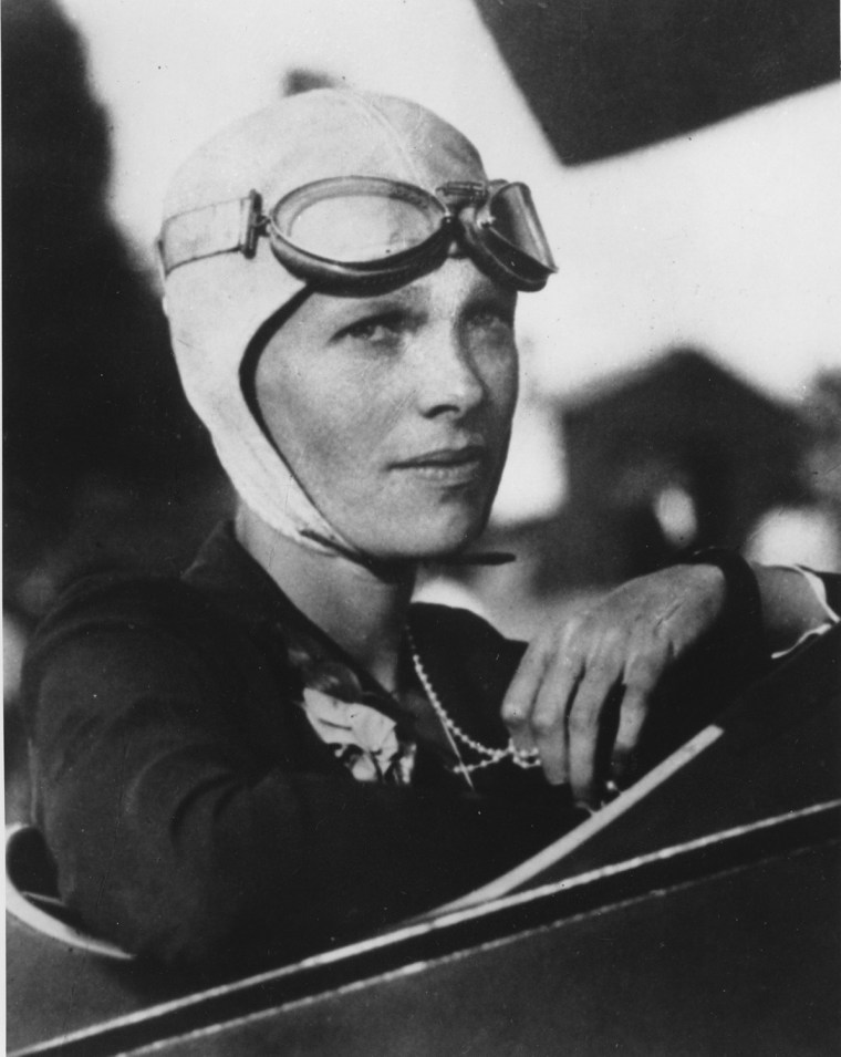 FILE - This undated file photo shows Amelia Earhart. Three bone fragments found on a South Pacific island could help prove that Earhart died as a cast...