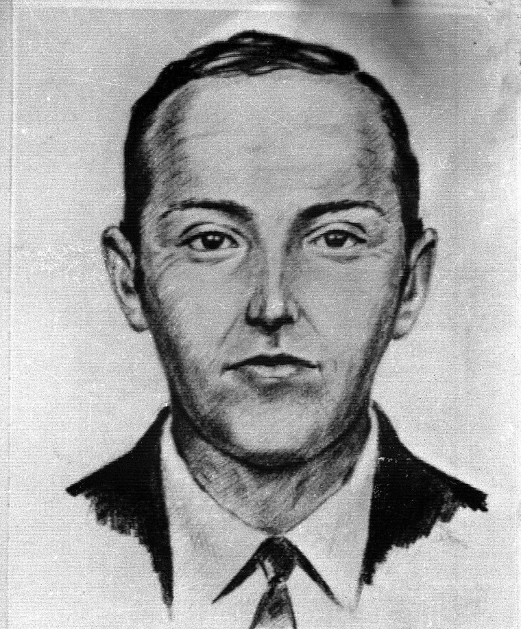 This is an artist's sketch of the skyjacker known as 'Dan Cooper' and 'D.B. Cooper', from the recollections of passengers and crew of a Northwest Orie...