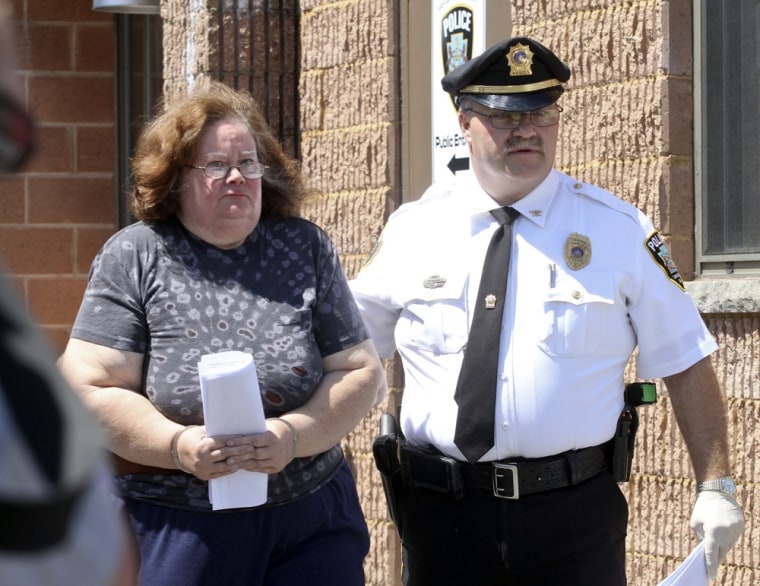 Susan Gensiak, 59, of Taylor, Pa., is accused of starving her 32-year-old son and brother, who had Down syndrome, to death.